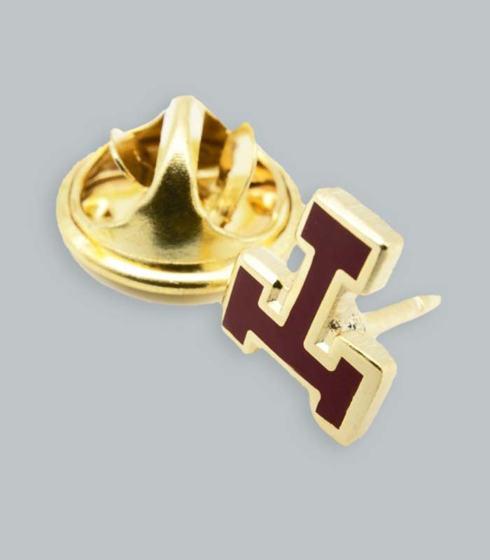 Royal Arch Triple Tau & Masonic Crest Freemason Enamel Lapel Pin Badge 