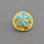 Forget Me Not Flower Enamel Pin Badge