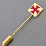 Square Knights Templar Lapel Pin