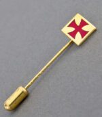 Square Knights Templar Lapel Pin