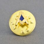 Square & Compass Micro Lapel Pin
