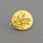 Acacia Leaf Masonic Lapel Pin