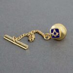Square & Compasses Icon Cushion Masonic Tie-Tack