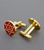 Royal Arch Symbol Round Cufflinks - Image 2