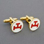 Royal Arch Chapter Triple Tau Cufflinks