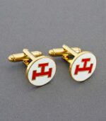 Royal Arch Chapter Triple Tau Cufflinks