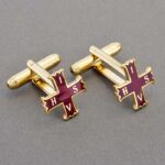 Red Cross of Constantine Cufflinks.