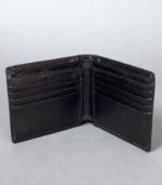 Real Leather Wallet Masonic Square & Compass in Gold - Image 2