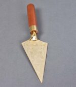 Gold Masonic Trowel With Engraved Symbols - Image 2